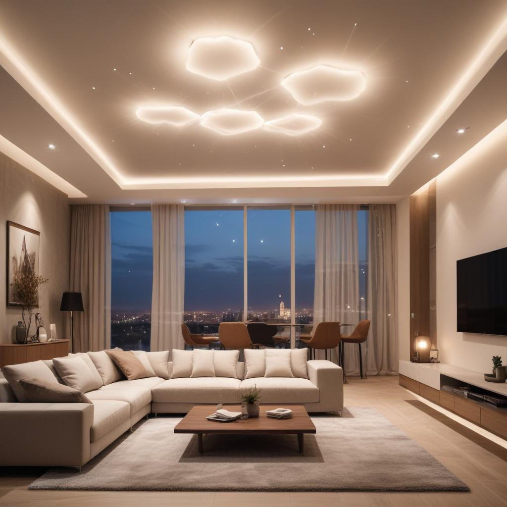 Парящие натяжные потолки с подсветкой: устройство, виды и особенности монтажа - изображение 2